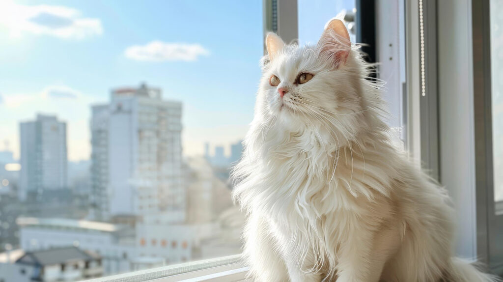 Turkish Angora - what breed of cat likes water
