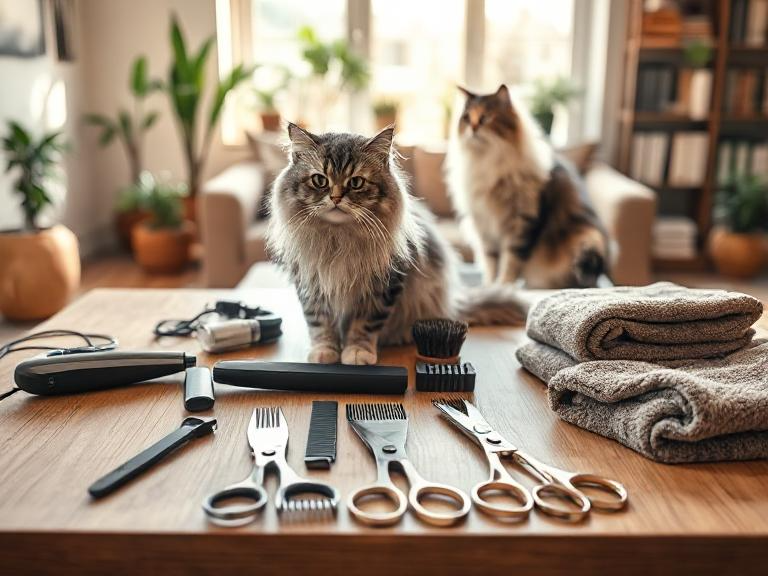 how to shave a matted cat