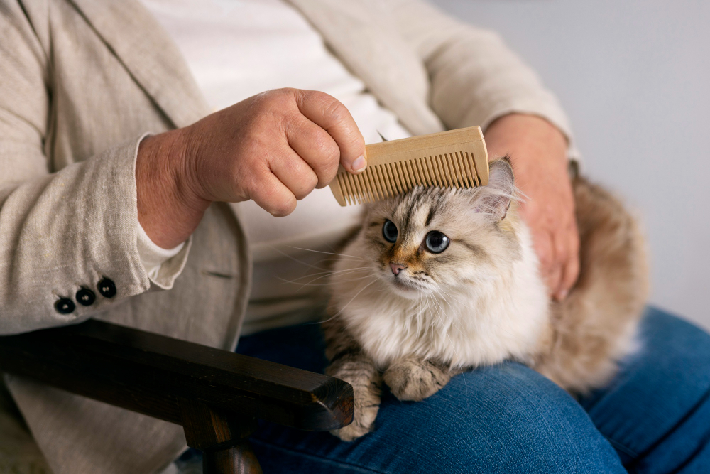shaving cats for the first time