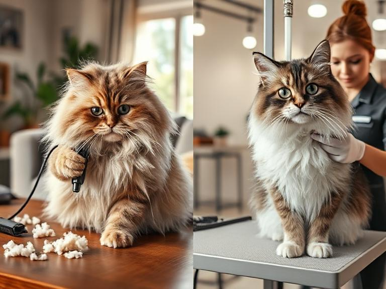 Shaving my Cat for the First Time