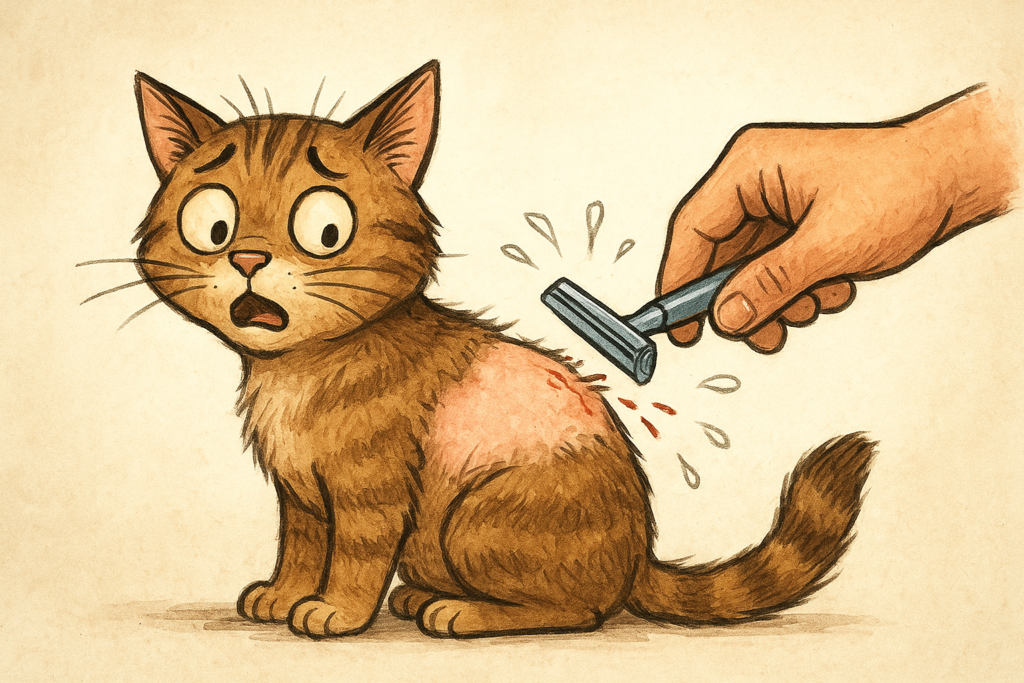 cat shaving tips for beginners