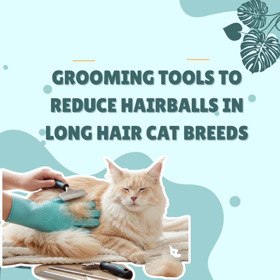 Grooming Tools to Reduce Hairballs in Long Hair Cat Breeds