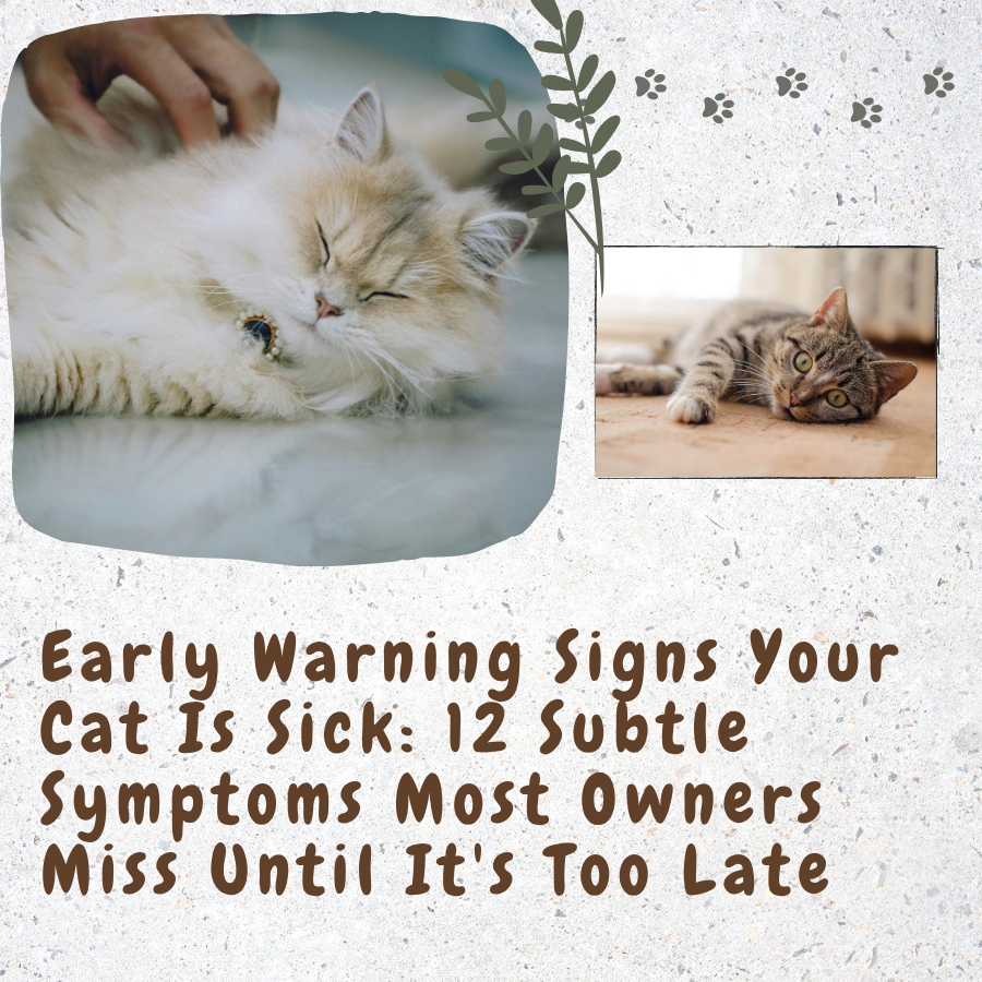 Early Warning Signs Your Cat Is Sick: 12 Subtle Symptoms Most Owners Miss Until It’s Too Late