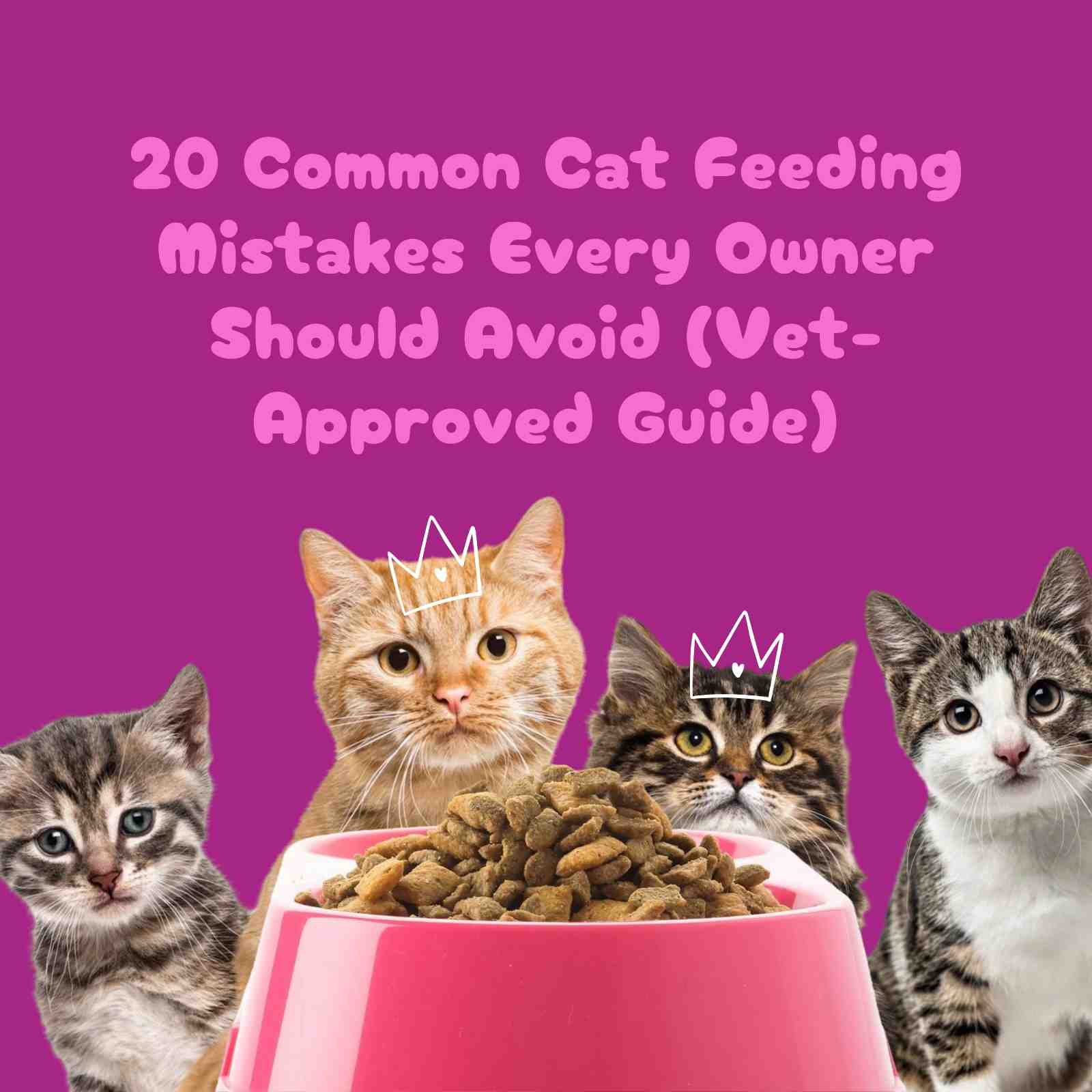20 Common Cat Feeding Mistakes Every Owner Should Avoid (Vet-Approved Guide)